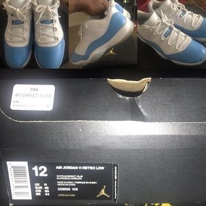 Air Jordan retro 11 wht/university blue